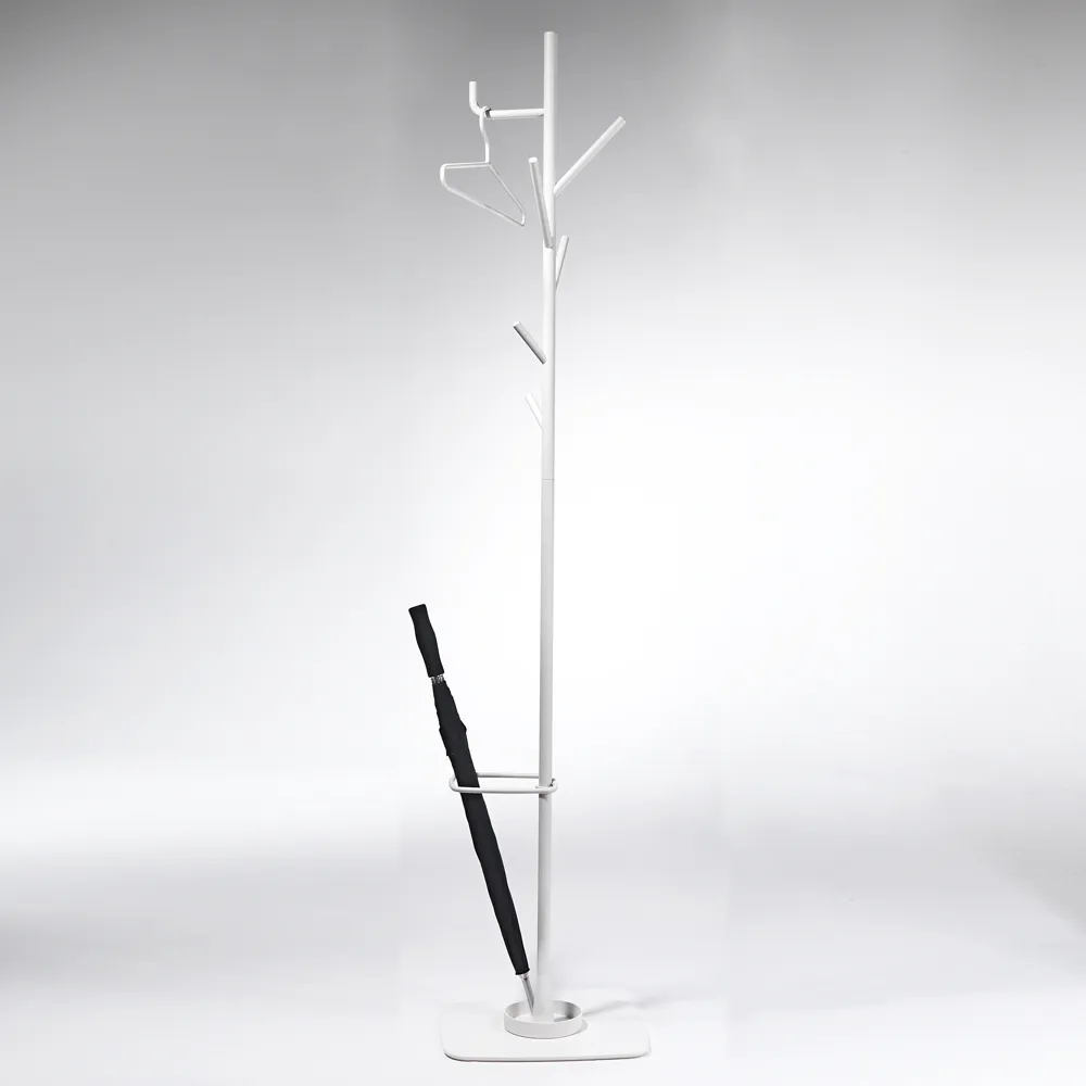Alfred hanger with umbrella holder, White SMD Design