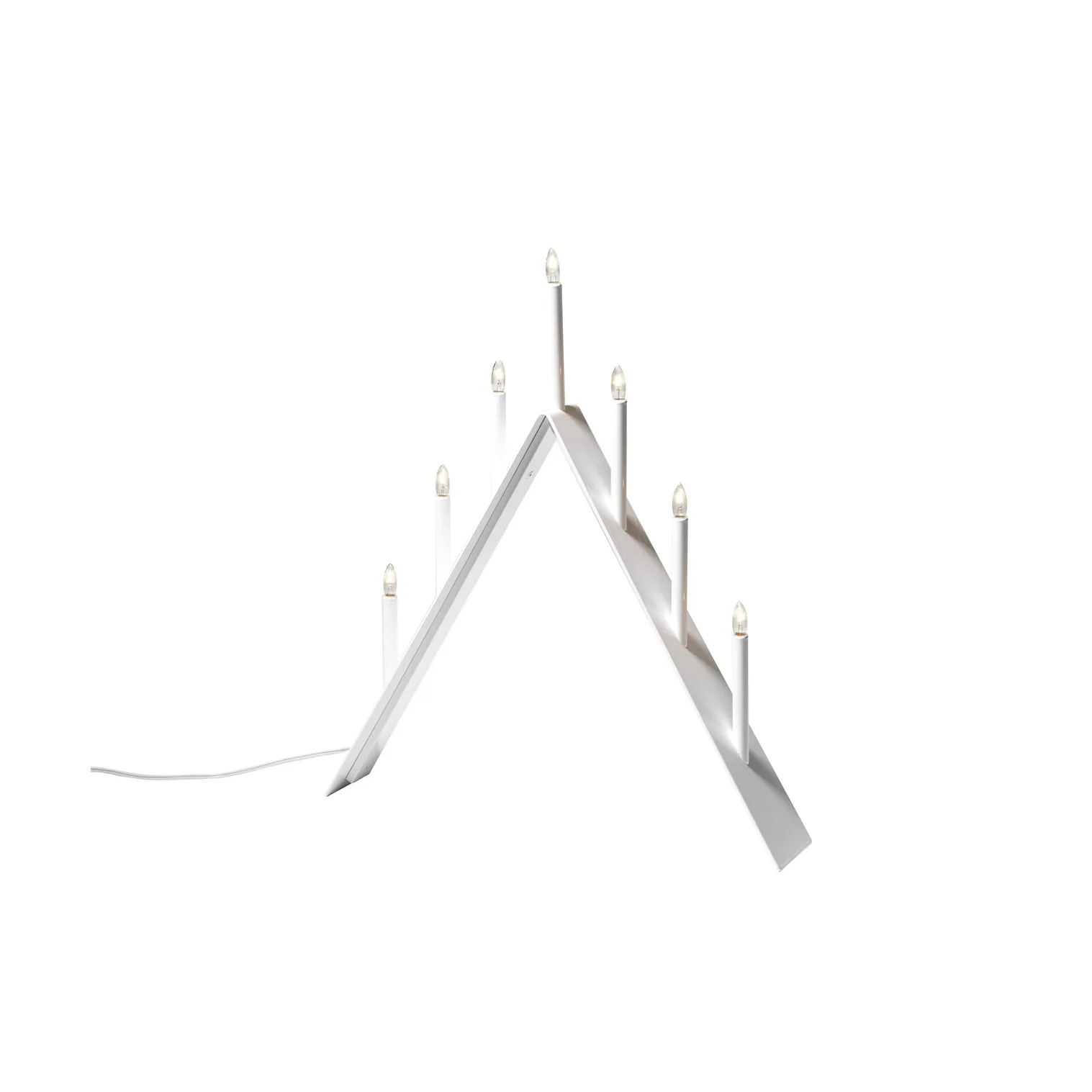 Spica 7 Advent candle holder, White, led SMD Design