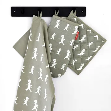 Solstickan oven glove 22x30 cm - Green - Solstickan Design