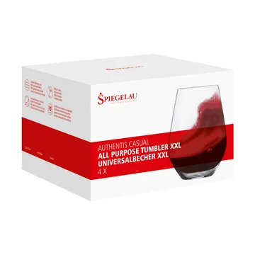 Authentis Casual tumbler XL 63 cl 4-pack - Clear - Spiegelau