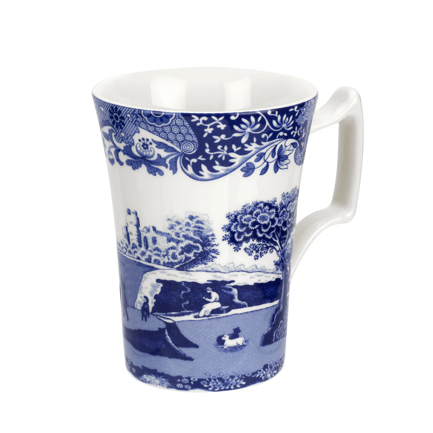 Blue Italian cottage mug, 28 cl/ 10 fl.oz Spode