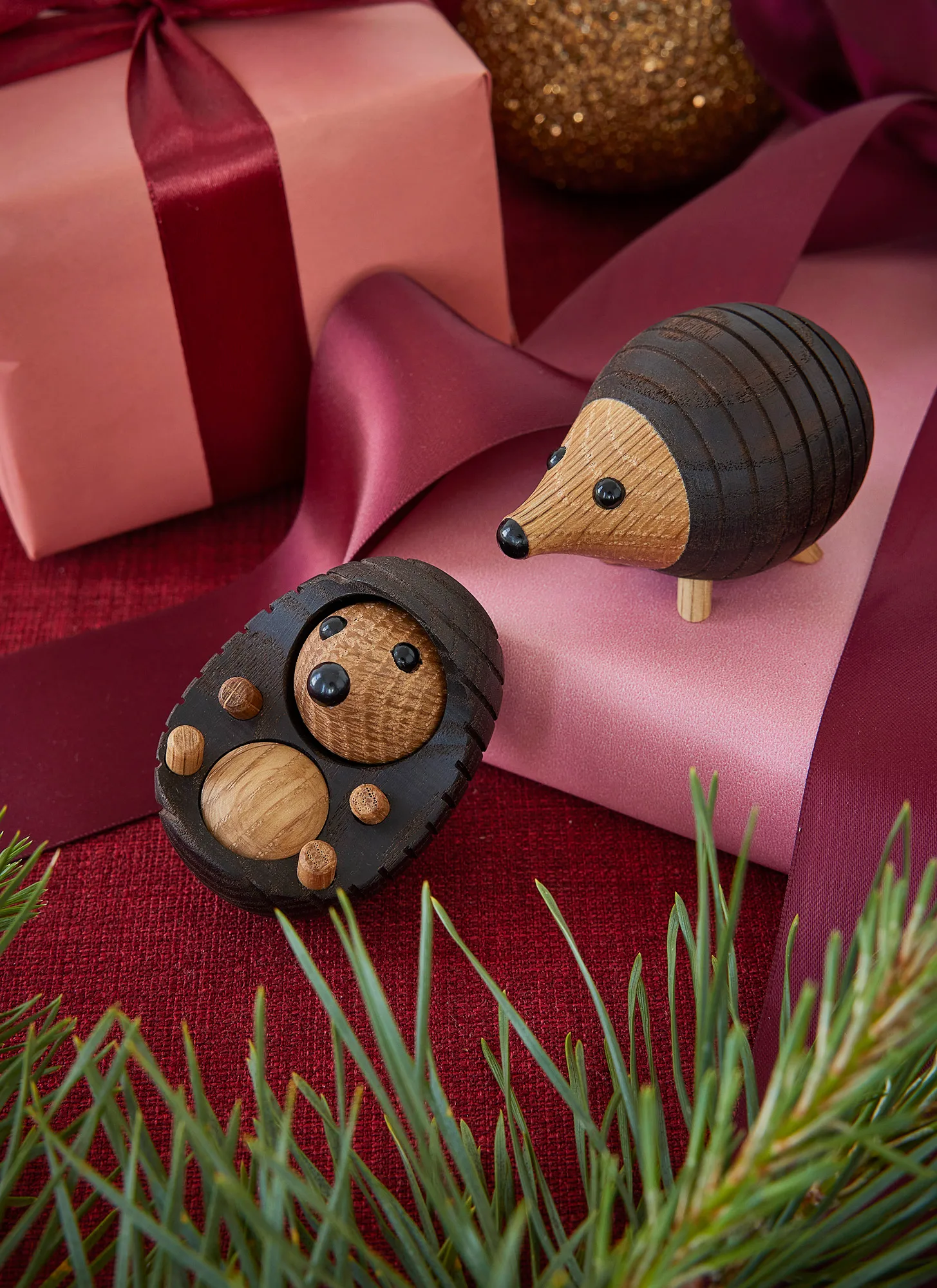 Spike hedgehog decoration 4 cm, Thermo ash Spring Copenhagen