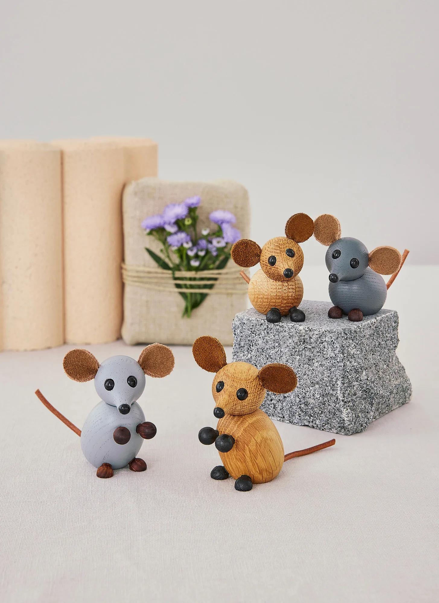 The house mouse decoration 4.5 cm, Grey Spring Copenhagen