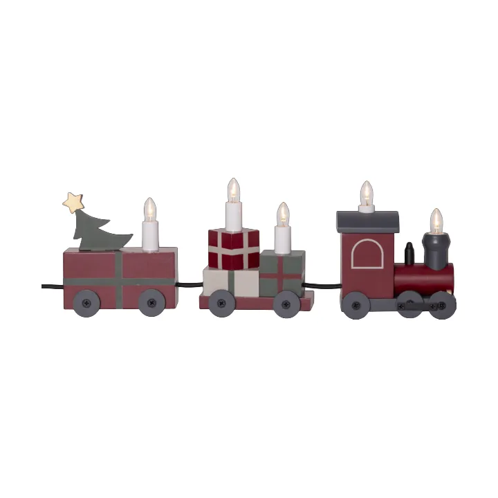 Christmas train advent candleholder, Multi Star Trading Christmas train advent candleholder, Multi Star Trading