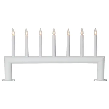 Circum advent candle arch low 29 cm - white - Star Trading