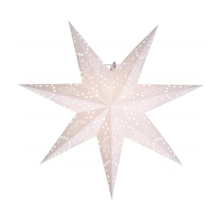 Romantic Paper Star 54 cm, White Star Trading