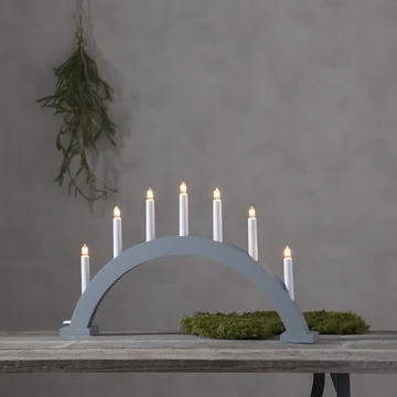 Trapp advent candle arch - grey - Star Trading