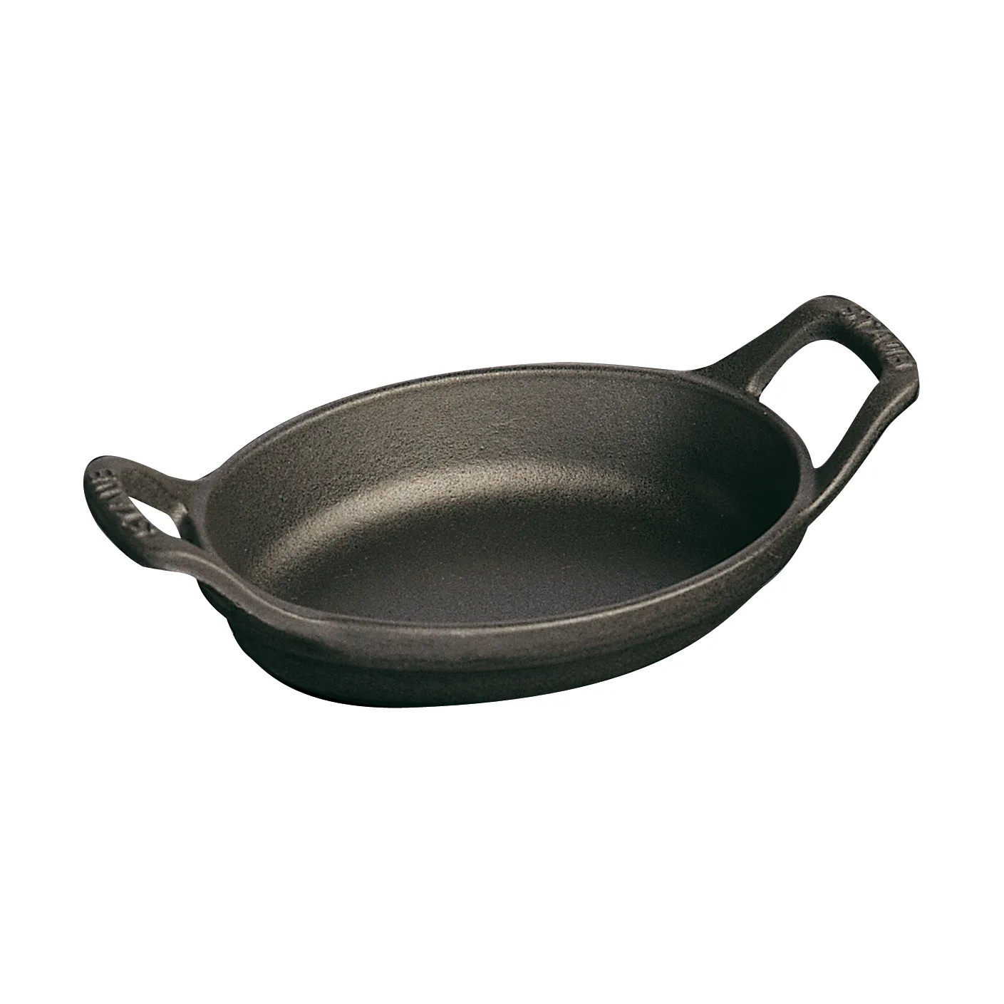 Staub oval baking dish cast iron 15 cm, Black STAUB