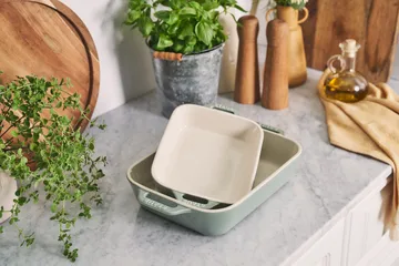 Staub rectangular baking dish set 2 pieces - Eucalyptus wood - STAUB