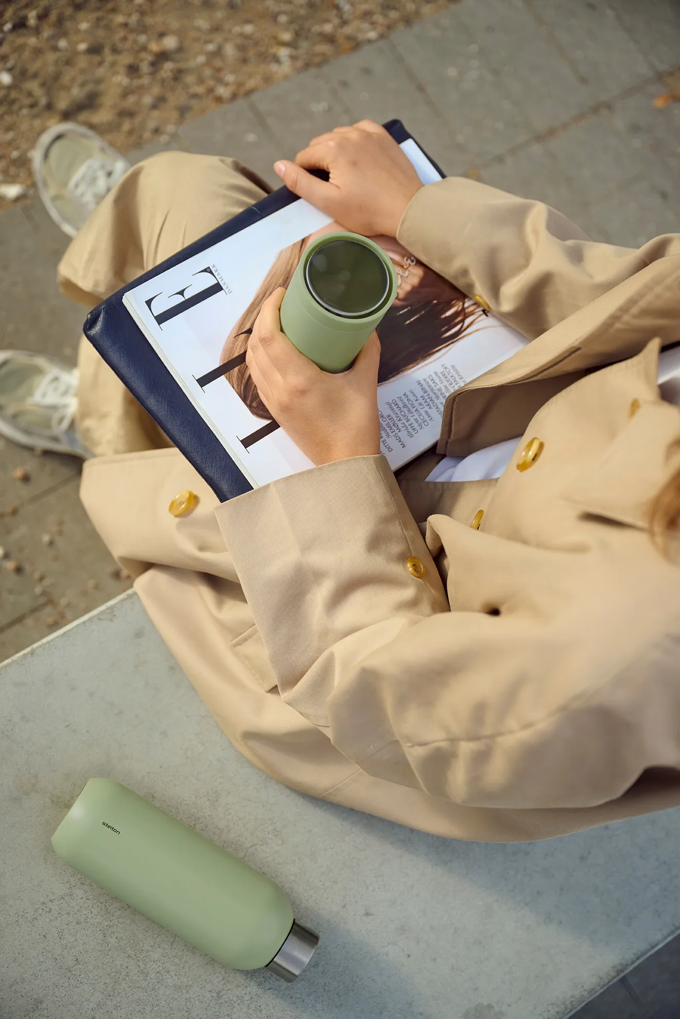 Keep Cool thermos 0.6 l, Soft fern green Stelton