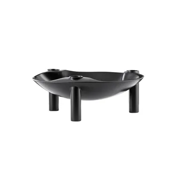 Nagel bowl - Black, Ø13,8x5,6 cm - STOFF Nagel