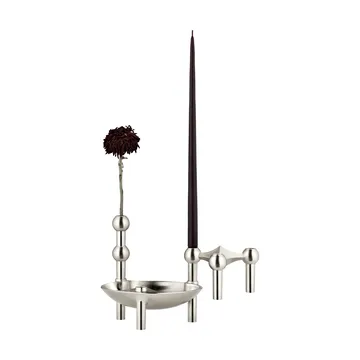 Nagel bowl - Brushed chrome, Ø13,8x5,6 cm - STOFF Nagel
