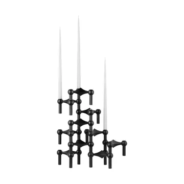 Nagel candle holder - matte black - STOFF Nagel