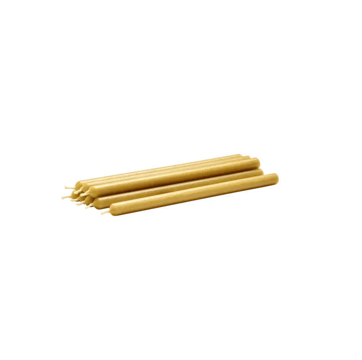 Nagel candles 8-pack - Golden honey - STOFF Nagel