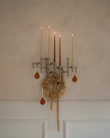 STOFF Nagel candle holder wall-mounted - Chrome - STOFF Nagel