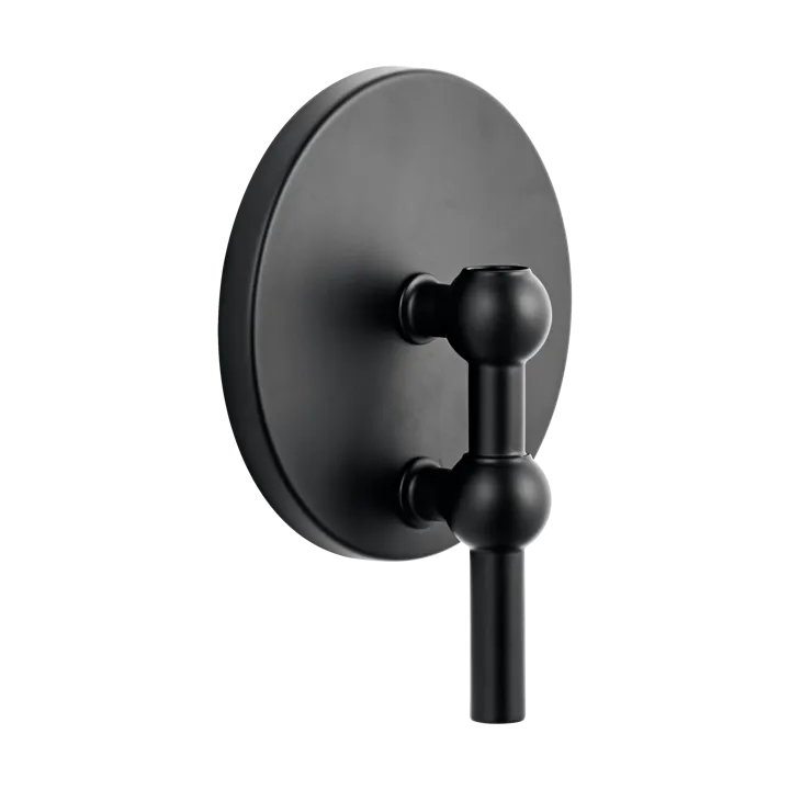 STOFF Nagel candle holder wall-mounted - Matte Black - STOFF Nagel