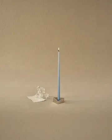 STOFF Nagel tapered candle by ester & erik 6-pack - Sky blue - STOFF Nagel