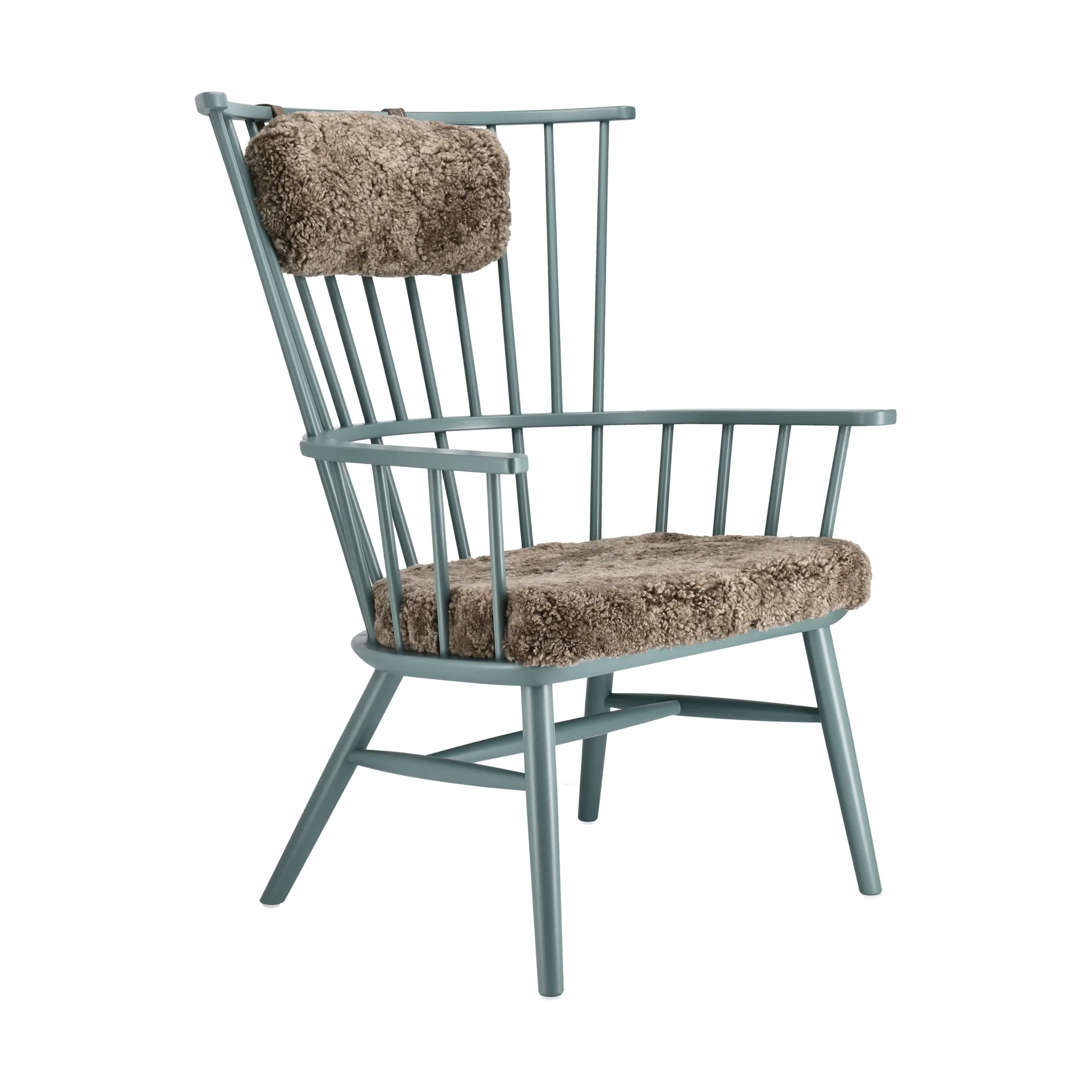 Henriette armchair cushion&headrest Mist-Sahara Stolab