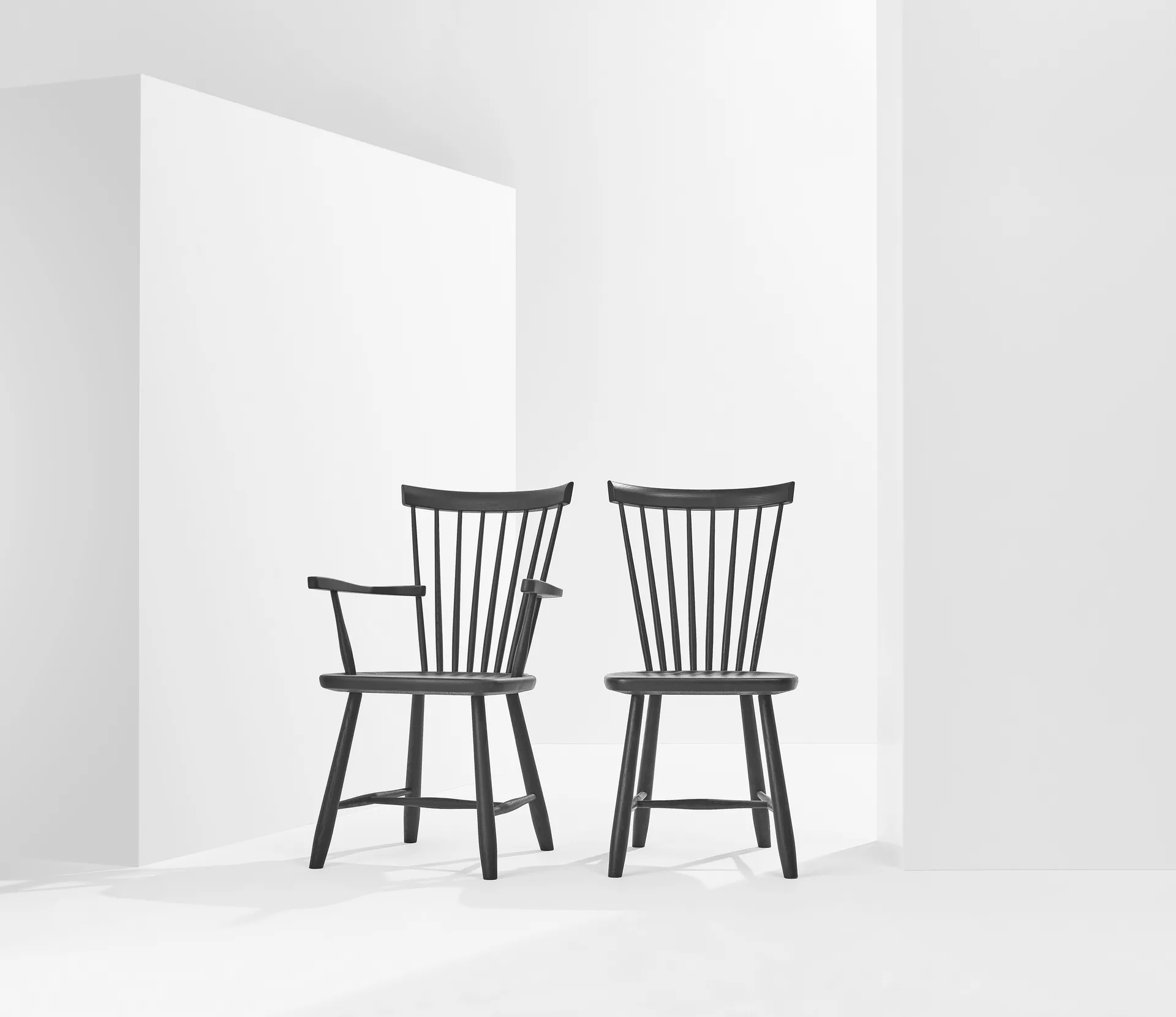 Lilla Åland armchair, Black (oak) Stolab