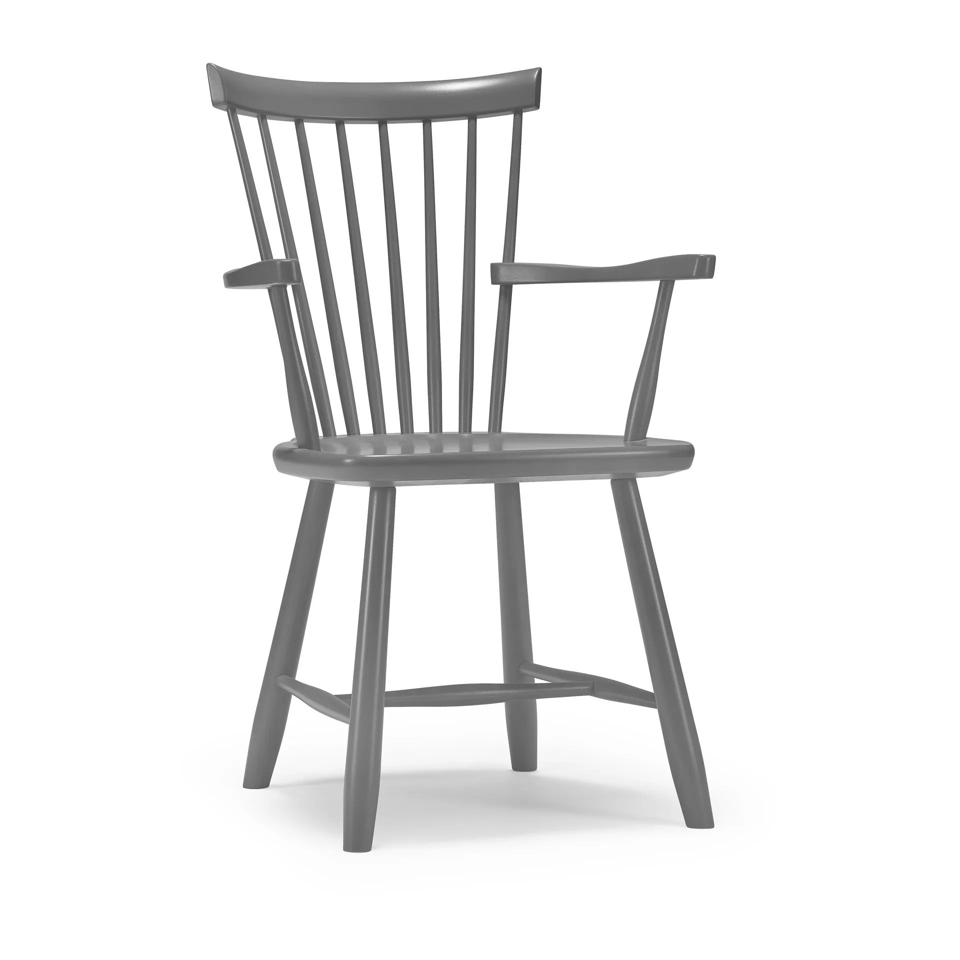Lilla Åland armchair, Dark grey (beech) Stolab