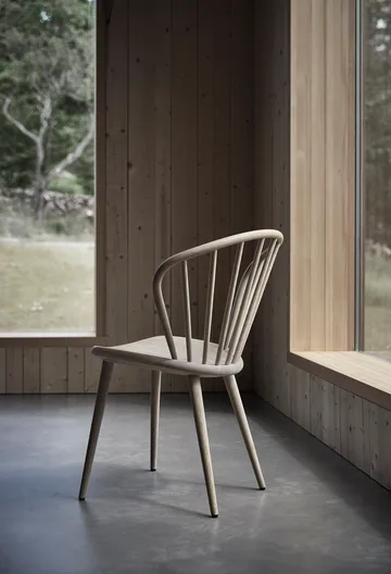 Miss Holly chair - Matt lacquered light oak - Stolab