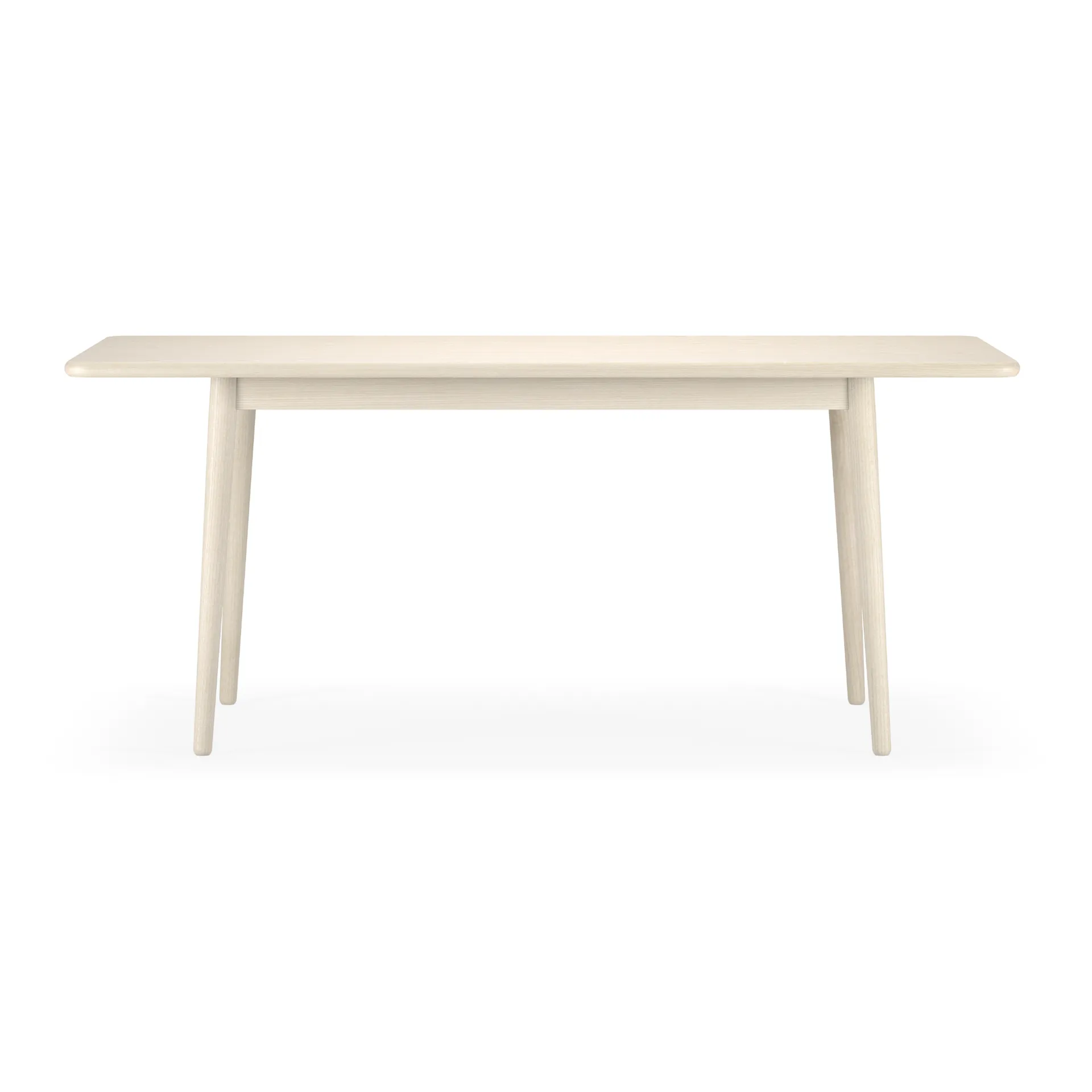 Miss Holly dining table. 175x100 cm, Birch white oiled Stolab