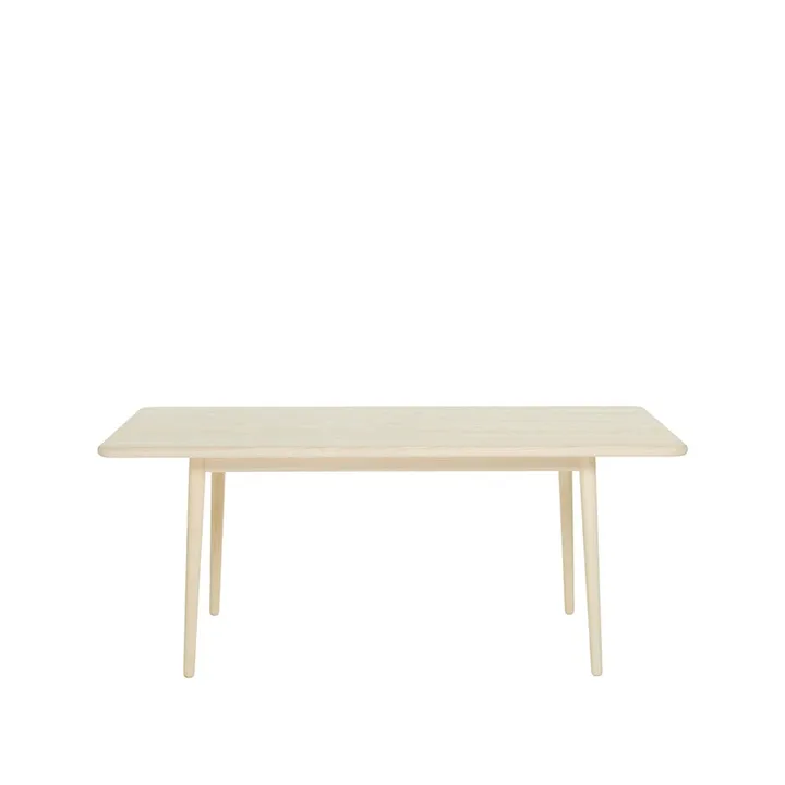 Miss Holly dining table 235x100 cm - Birch light matt lacquer. 2 inserts - Stolab