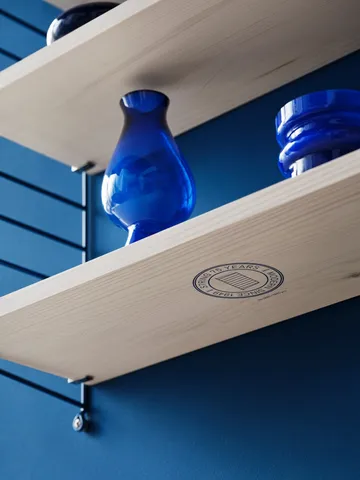 String 1949-2024 shelf Limited Edition 60x60x20 cm - Blue/white oiled pine - String