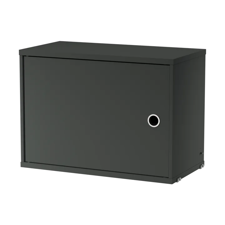 String cabinet with door - Dark grey - String