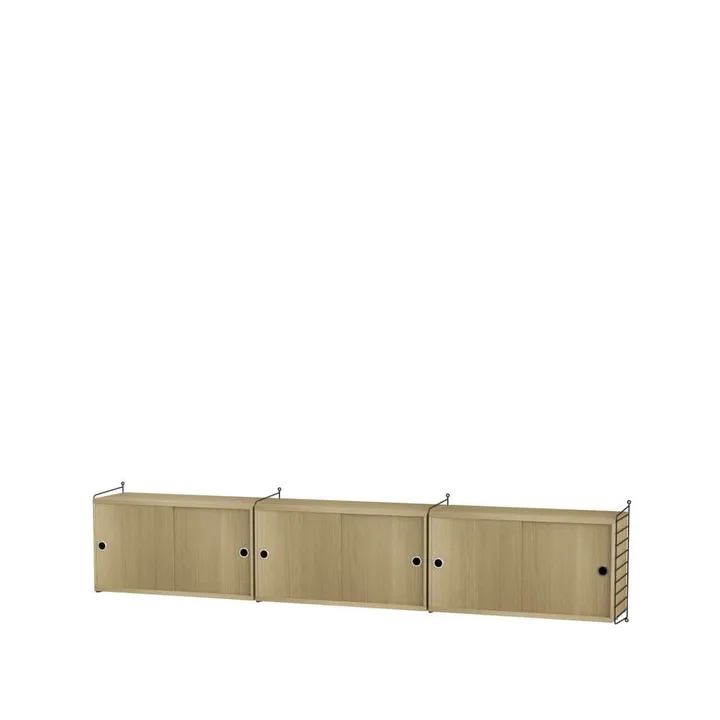 String living room oak & black - Combination D - String