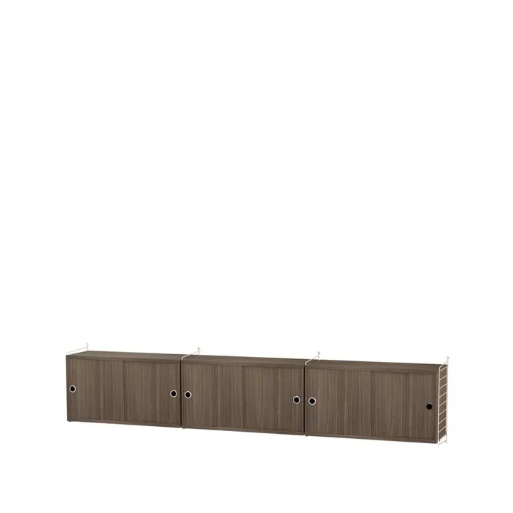 String living room walnut & beige - Combination D - String