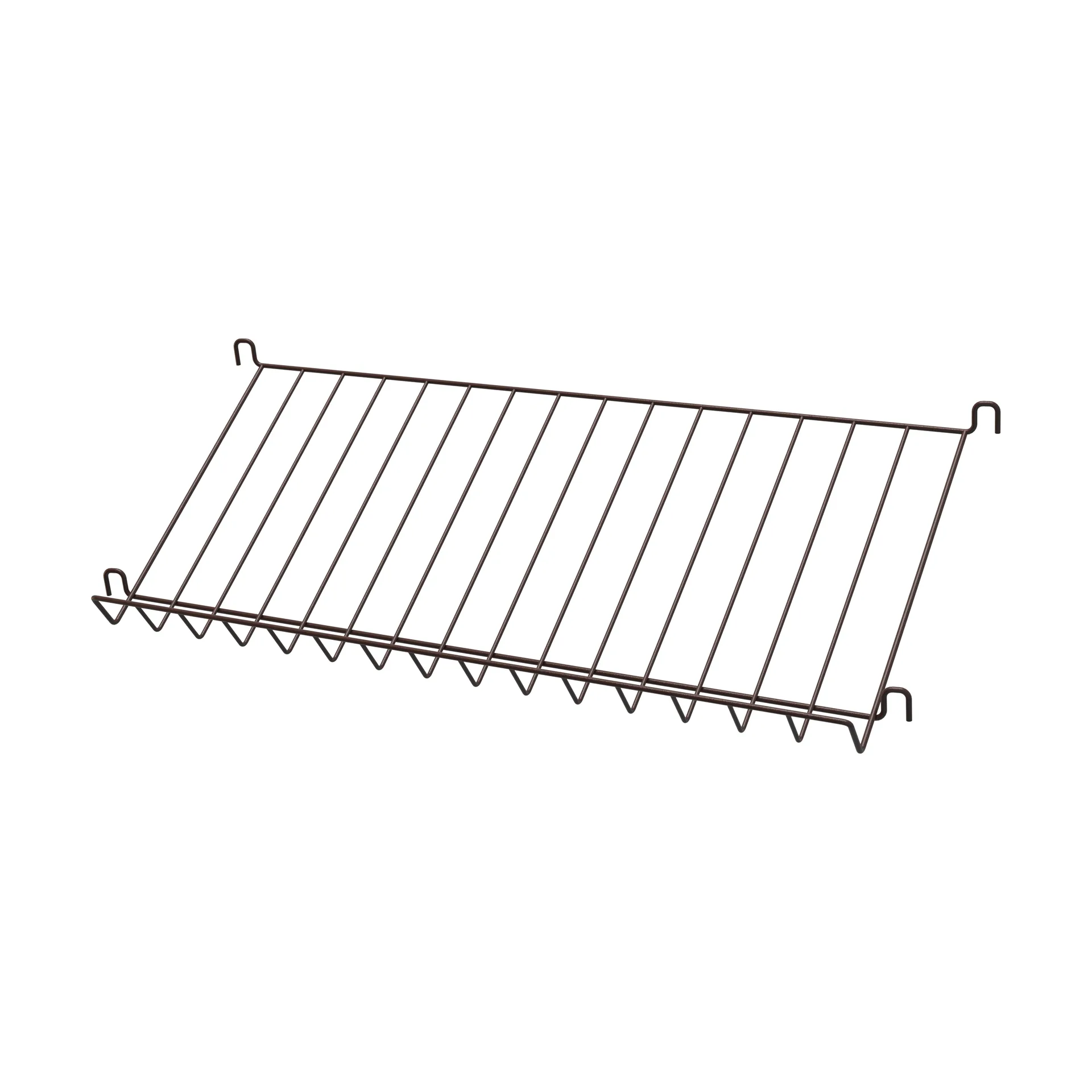 String magazine shelf wire, Dark brown, 78x30 cm String
