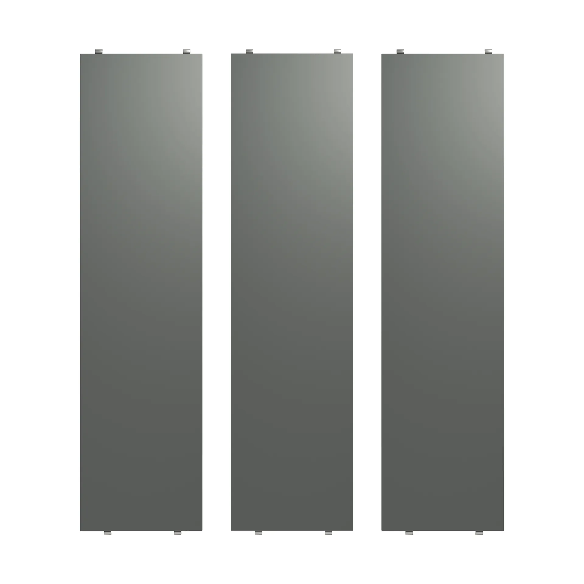 String shelf, Dark grey, 78x20 cm, 3-pack String