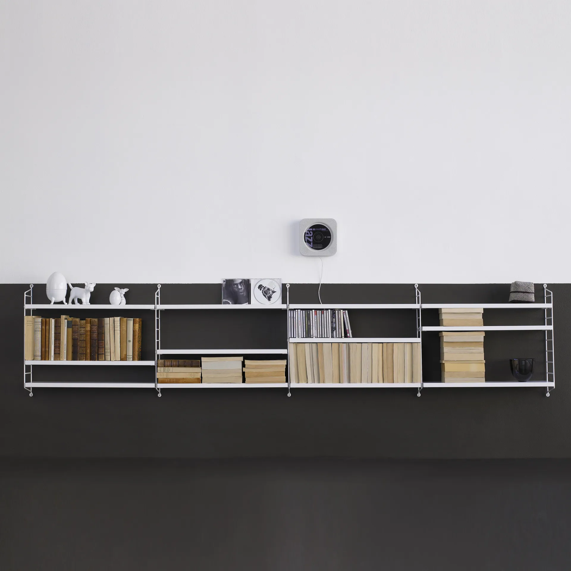 String Shelf Pocket white, white String