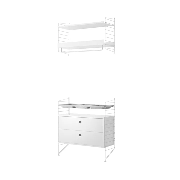 String shelf white - combination G - String