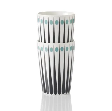 Amanda mug - white-aqua - Superliving