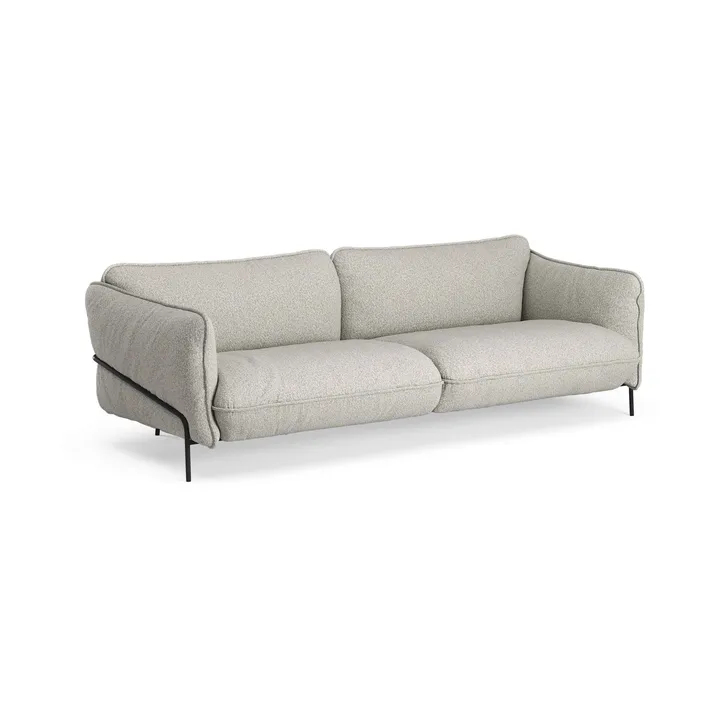 Continental sofa - Wave Sky-black lacquered steel - Swedese