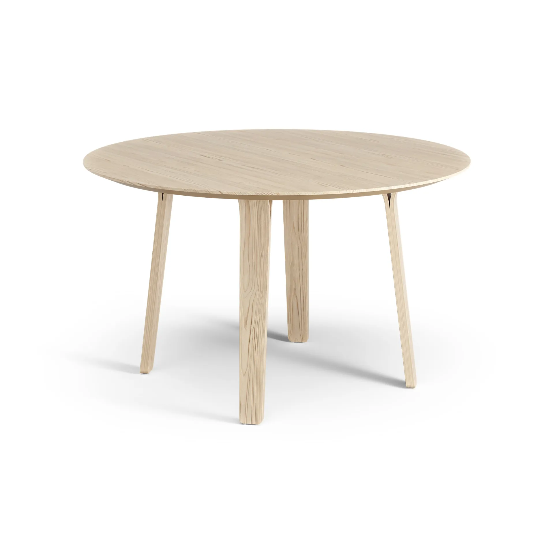 Divido table Ø120 cm, Ash laquered Swedese