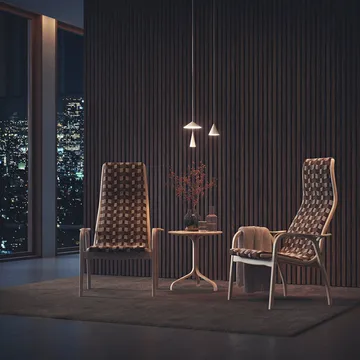 Lamino Edition 2022 armchair set - Fabric brown - Swedese