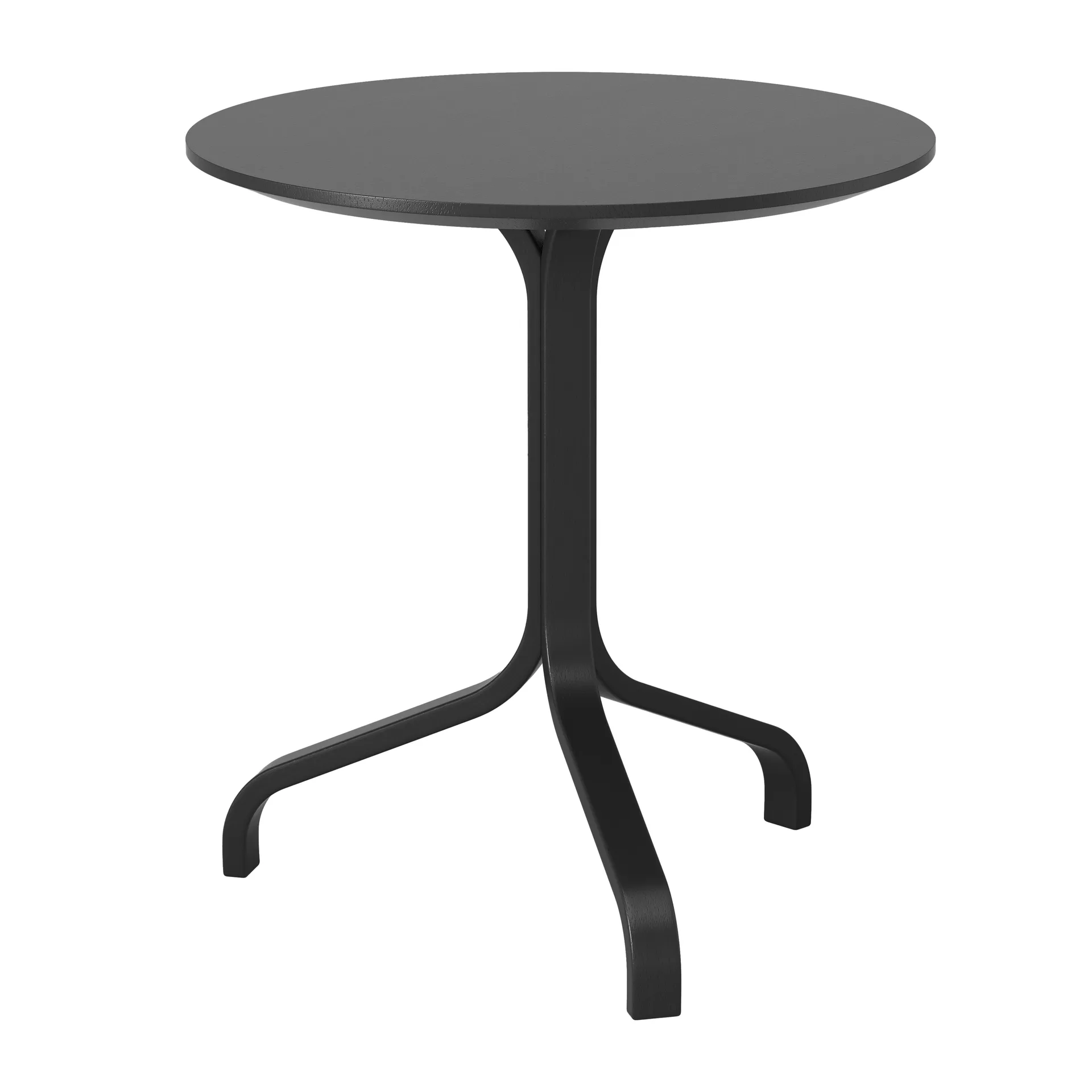 Lamino table Ø46x49 cm, Black-stained beech Swedese Lamino table Ø46x49 cm, Black-stained beech Swedese