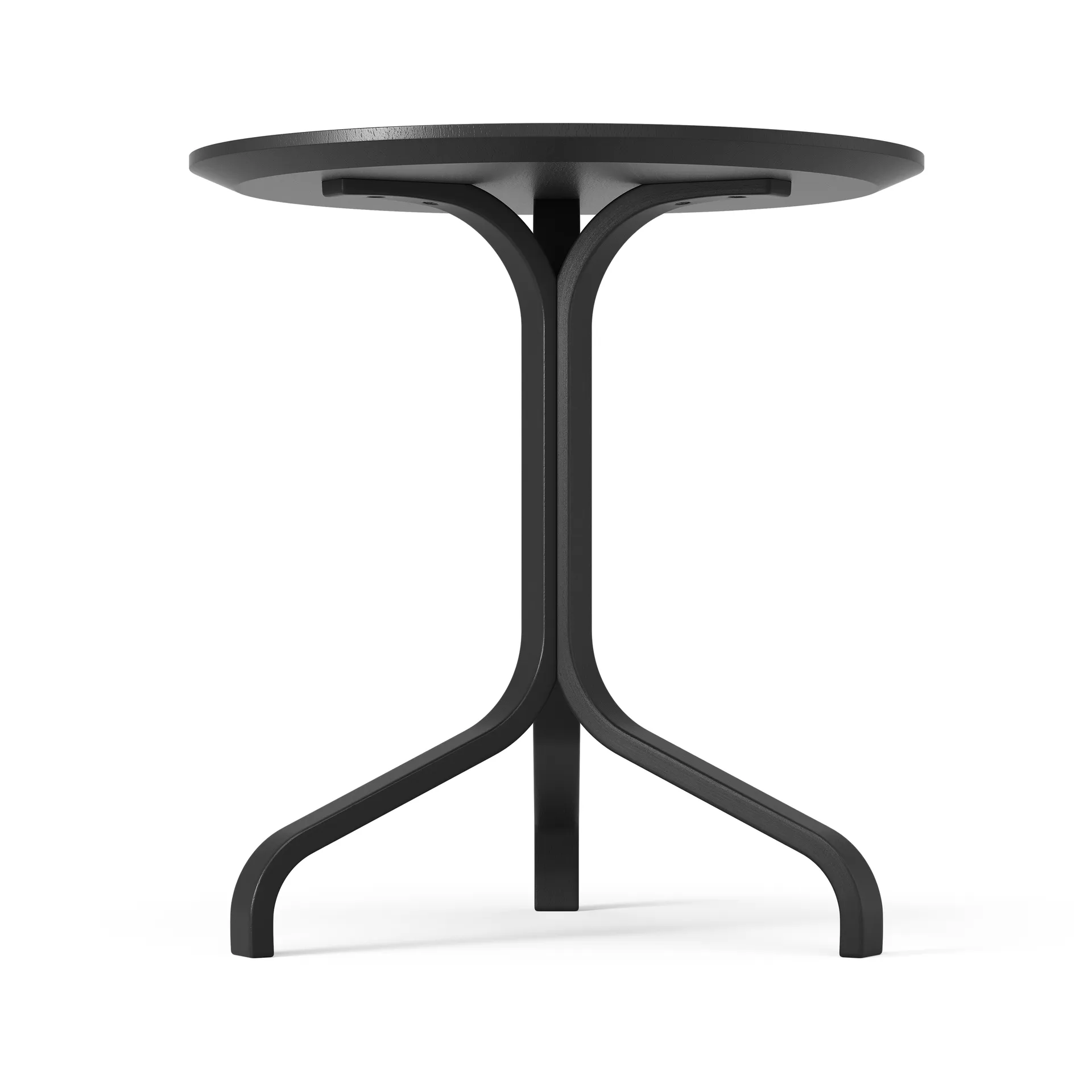 Lamino table Ø46x49 cm, Black-stained beech Swedese Lamino table Ø46x49 cm, Black-stained beech Swedese