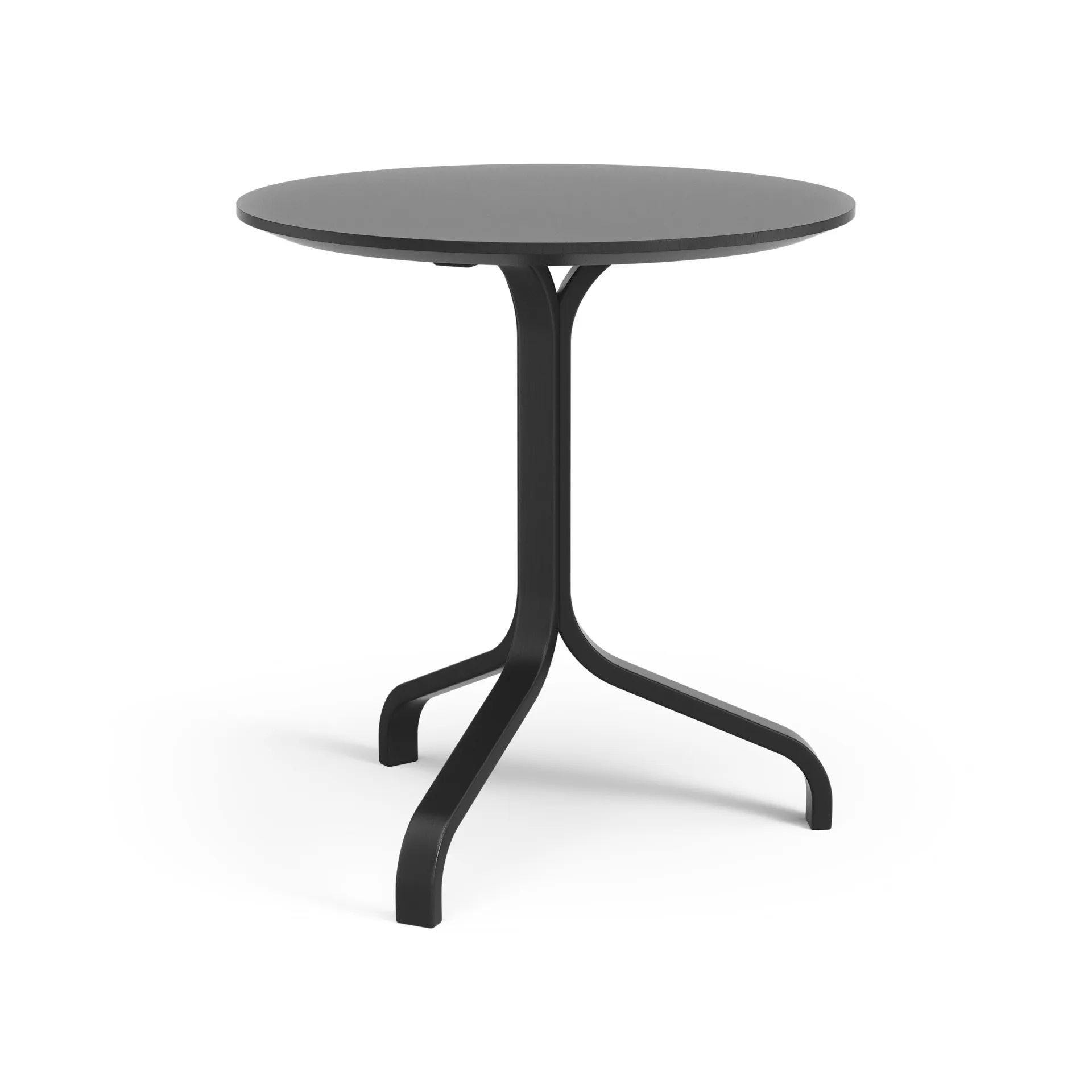 Lamino table Ø46x49 cm, Black-stained beech Swedese Lamino table Ø46x49 cm, Black-stained beech Swedese