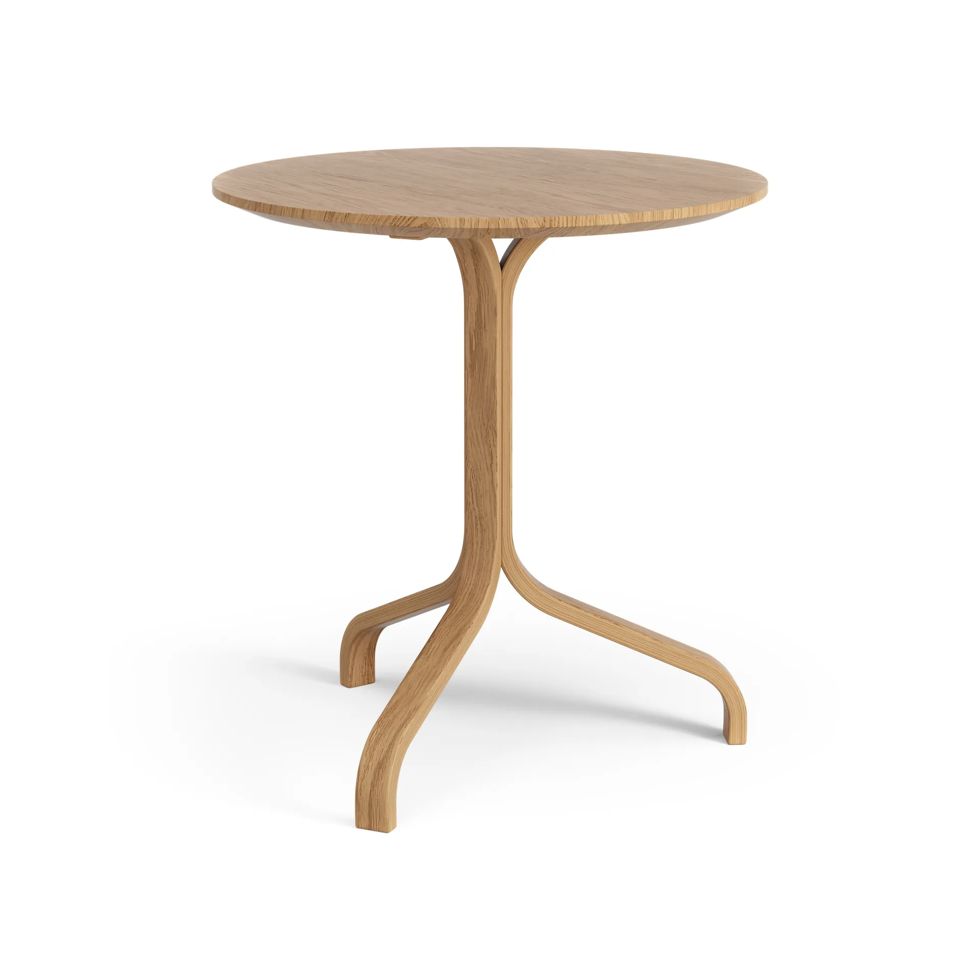Lamino table Ø46x49 cm, Oiled oak Swedese Lamino table Ø46x49 cm, Oiled oak Swedese