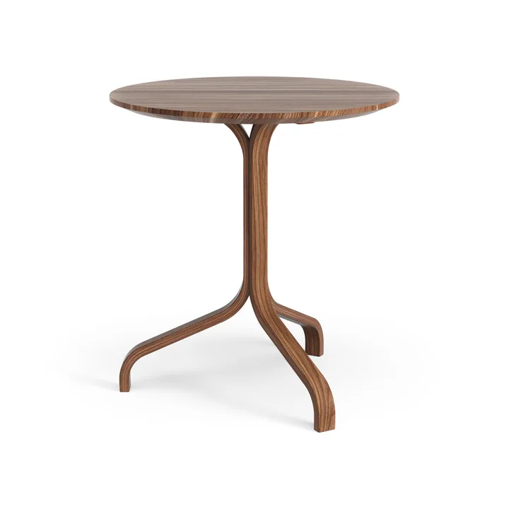 Lamino table Ø46x49 cm - Oiled walnut - Swedese