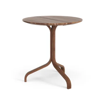 Lamino table Ø46x49 cm - Oiled walnut - Swedese