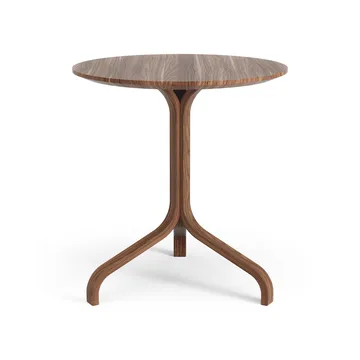 Lamino table Ø46x49 cm - Oiled walnut - Swedese