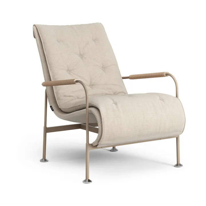 Serpentine armchair - Fabric Romo Linara Rye-nutmeg-Tärnsjö Nature - Swedese