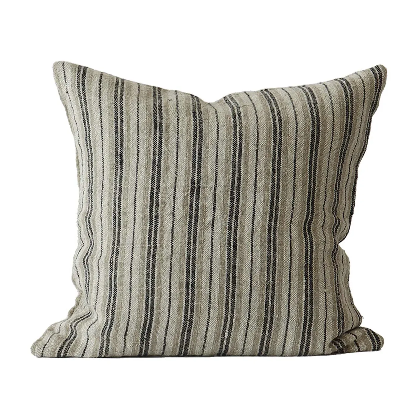 Aston cushion cover linen 50x50 cm, Black Tell Me More
