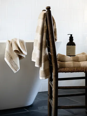 Cleo bath towel 70x140 cm - Beige - Tell Me More
