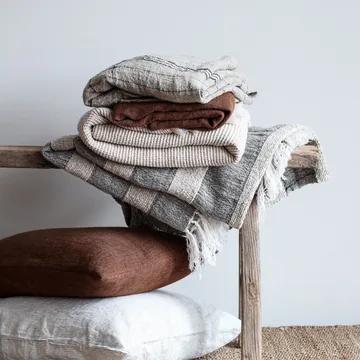 Mauro throw 130x170 cm - grey-white - Tell Me More